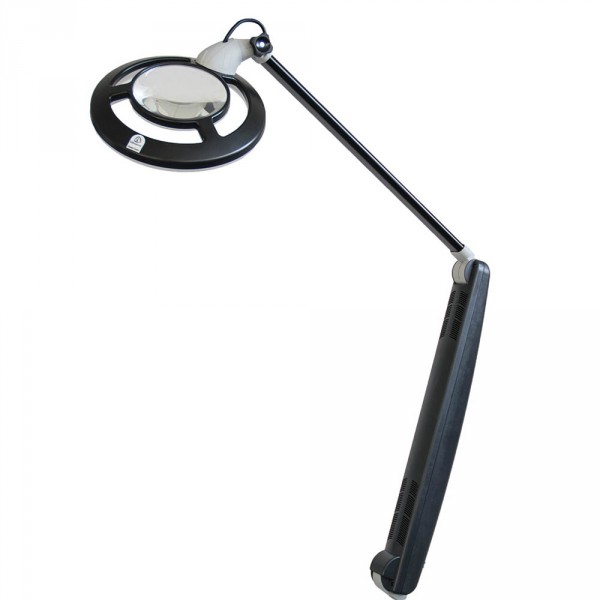 Lupenlampe De Luxe Plus LED Schwarz