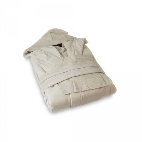 Damenbademantel, Größe M, Creme