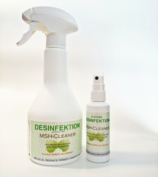 MSH Cleaner in Sprühflasche, alkoholfreie Flächendesinfektion für PU, 500ml