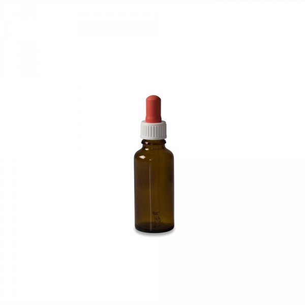 Pipettenflasche, Braunglas, 30ml