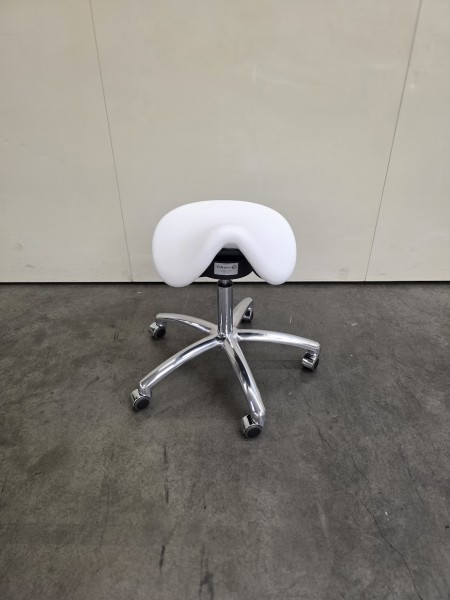 Sattelsitz-Hocker anat. Small, Weiss
